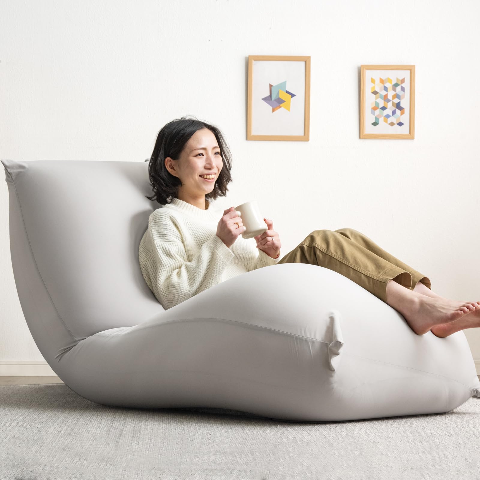 Amazon.co.jp: タンスのゲン ビーズクッション 超ギガ盛 特大 8.5kg 2