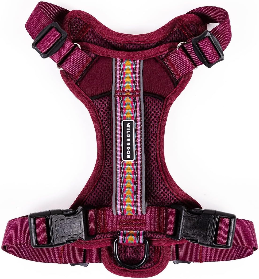 Lightweight Dog Harness with Reflective Straps - Medium - Huckleberry