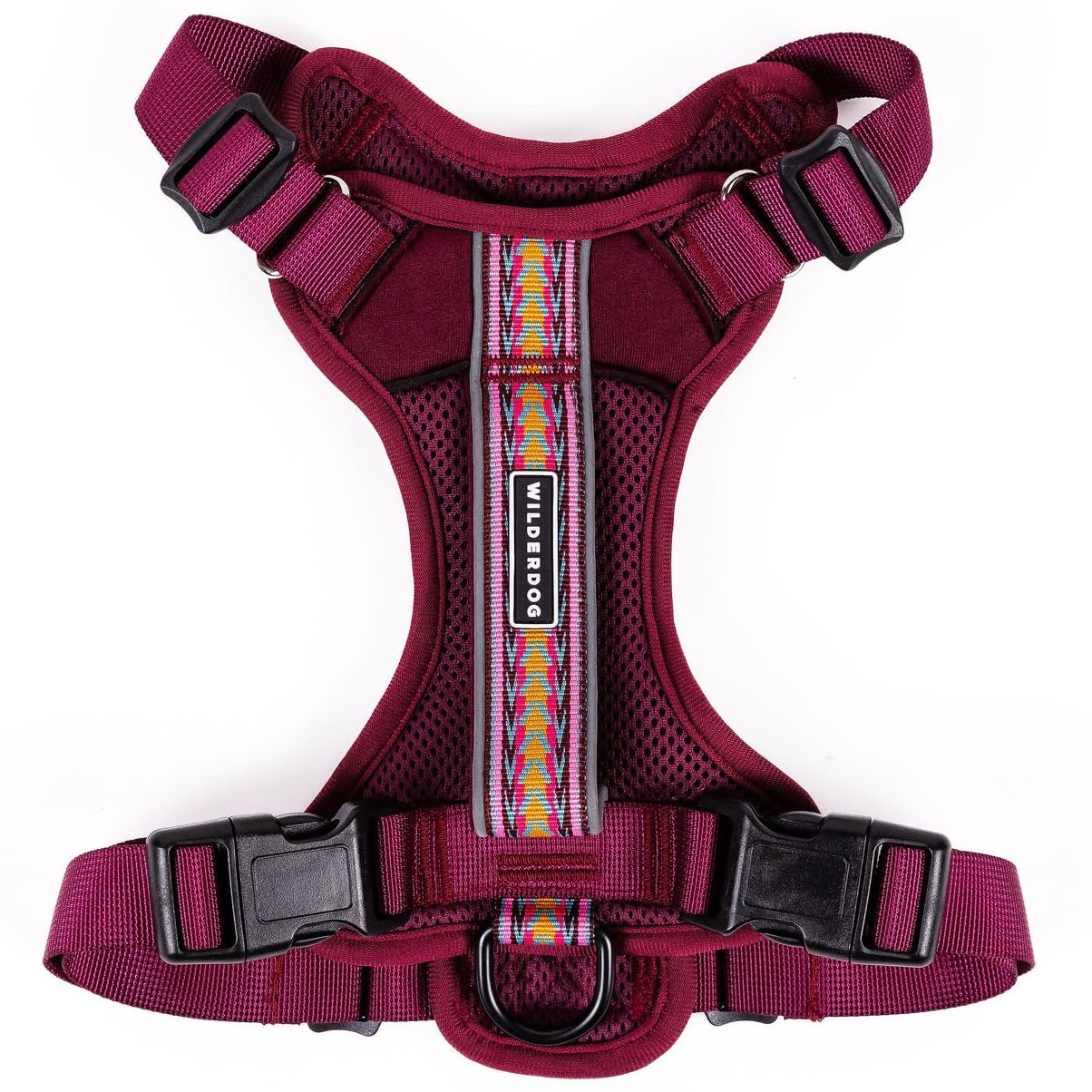 Wilderdog Lightweight Dog Harness with Reflective Straps - Medium - Huckleberry