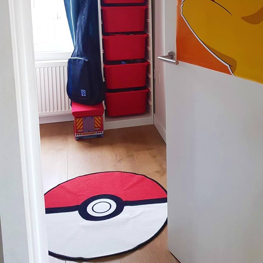 Kids Pokemon Pikachu Anti-Slip Rugs Carpet Living Room