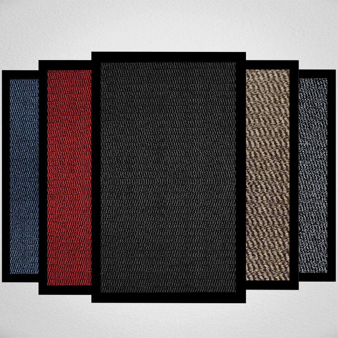 Milosc Doormat Dirt Trapper For Indoor & Outdoor Black Grey Washable Barrier Mat Heavy Duty Non - Slip Door Entrance Mat Kitchen Runner Super Absorbent Door Mat Indoor — image 1