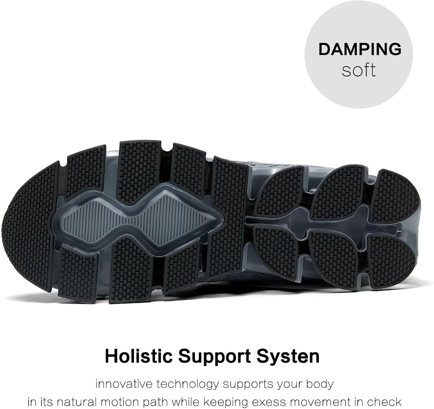 Mens Slip On Walking Shoes Blade Non Slip Tennis Running Shoes Lightweight Workout Breathable Mesh Fashion Sneakers - Image 6