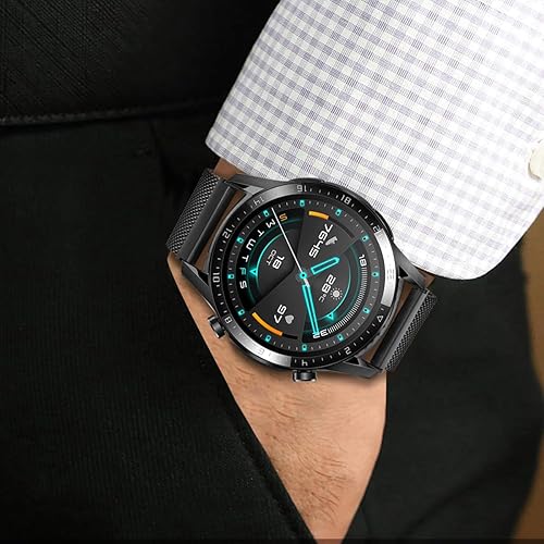 Miniatura 3 de Compatible con Samsung Gear S3 Frontier/Classic/Galaxy Watch 1.811 in Quick Release 0.866 in Correa de reloj de metal sólido de repuesto