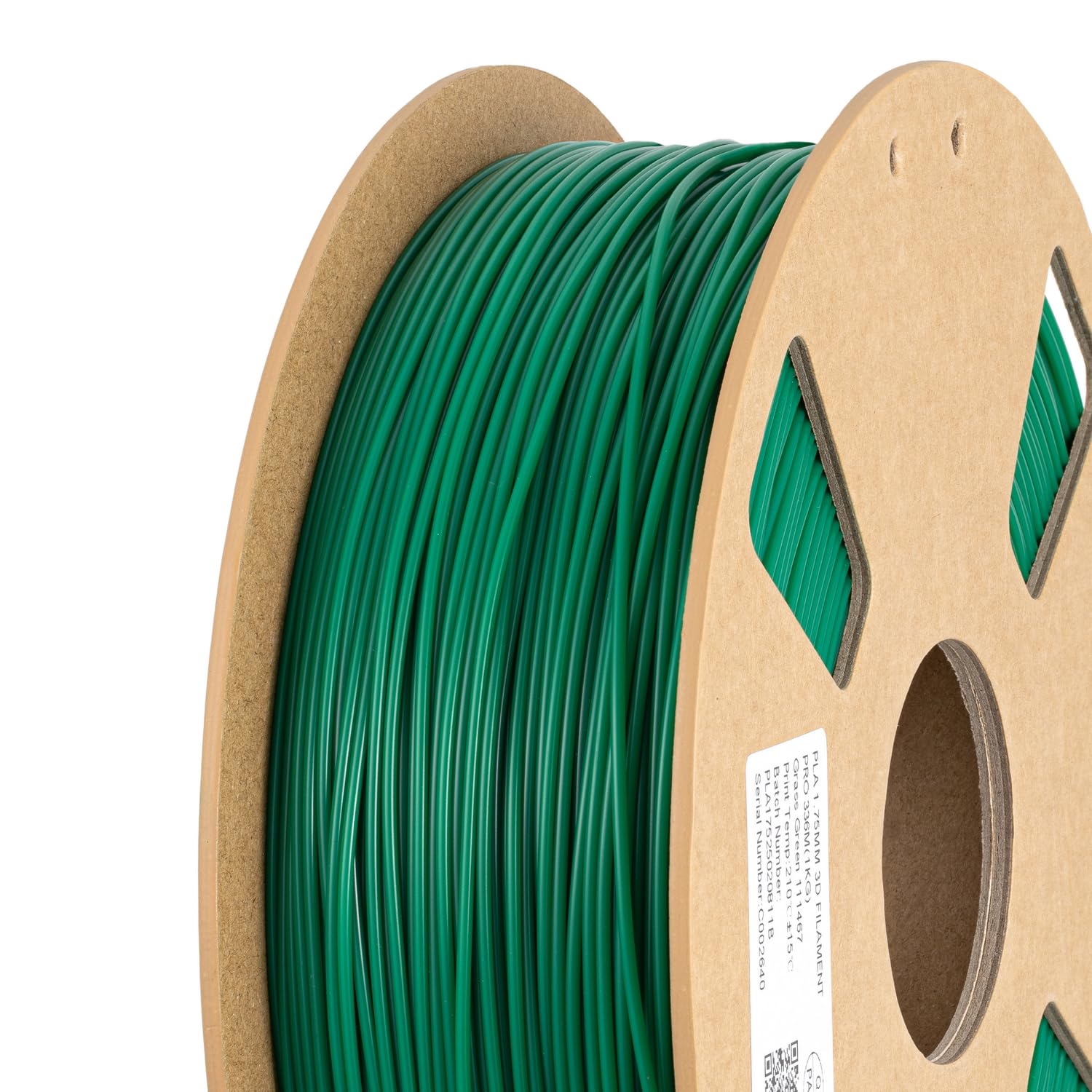 Filamento PLA Pro (PLA+) para impresora 3D, color verde hierba, 1,75 mm, 1 kg, materiales de impresión 3D, color verde