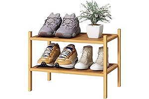 Small Narrow Shoe Rack for Entryway, Hallway, Closet