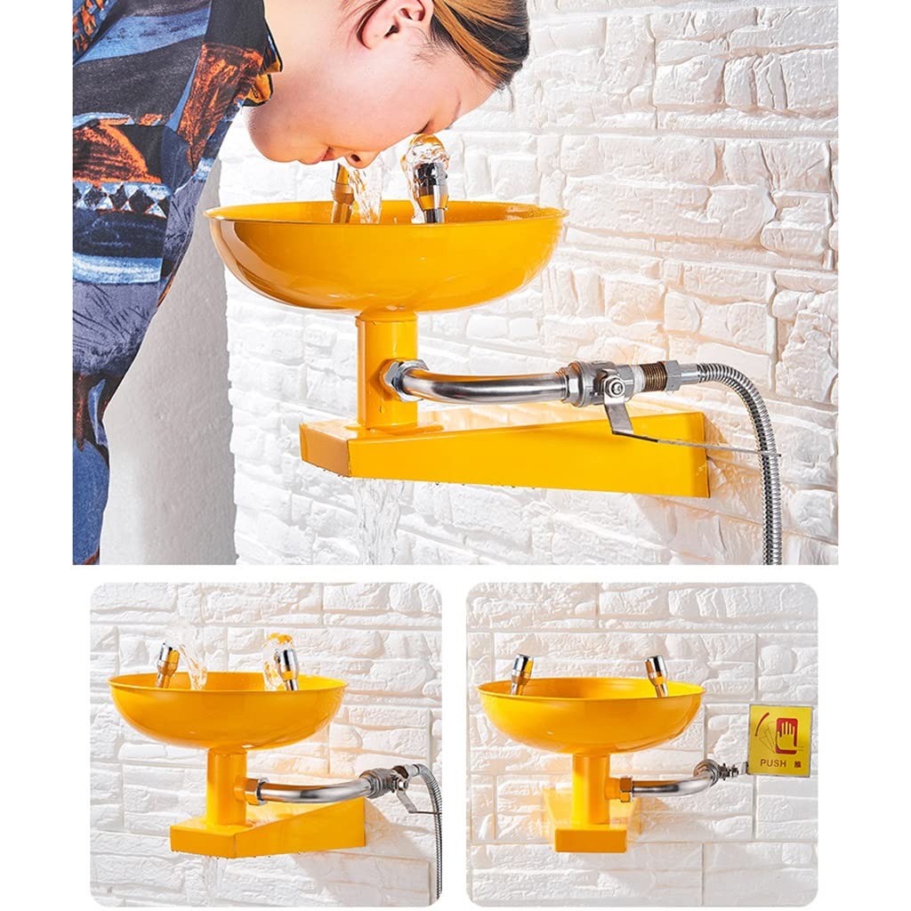 Lavaocchi D'Emergenza Da Rubinetto | Doppio Ugello In Acciaio INOX 304 Per Sicurezza - Foto 5