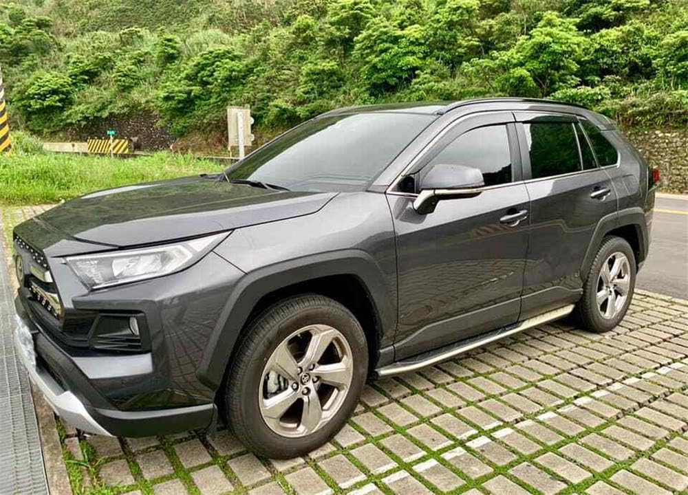 2Pcs Running Board Fits for Toyota RAV4 RAV-4 2019 2020 2021 2022 2023 2024 Side Steps Nerf Bar