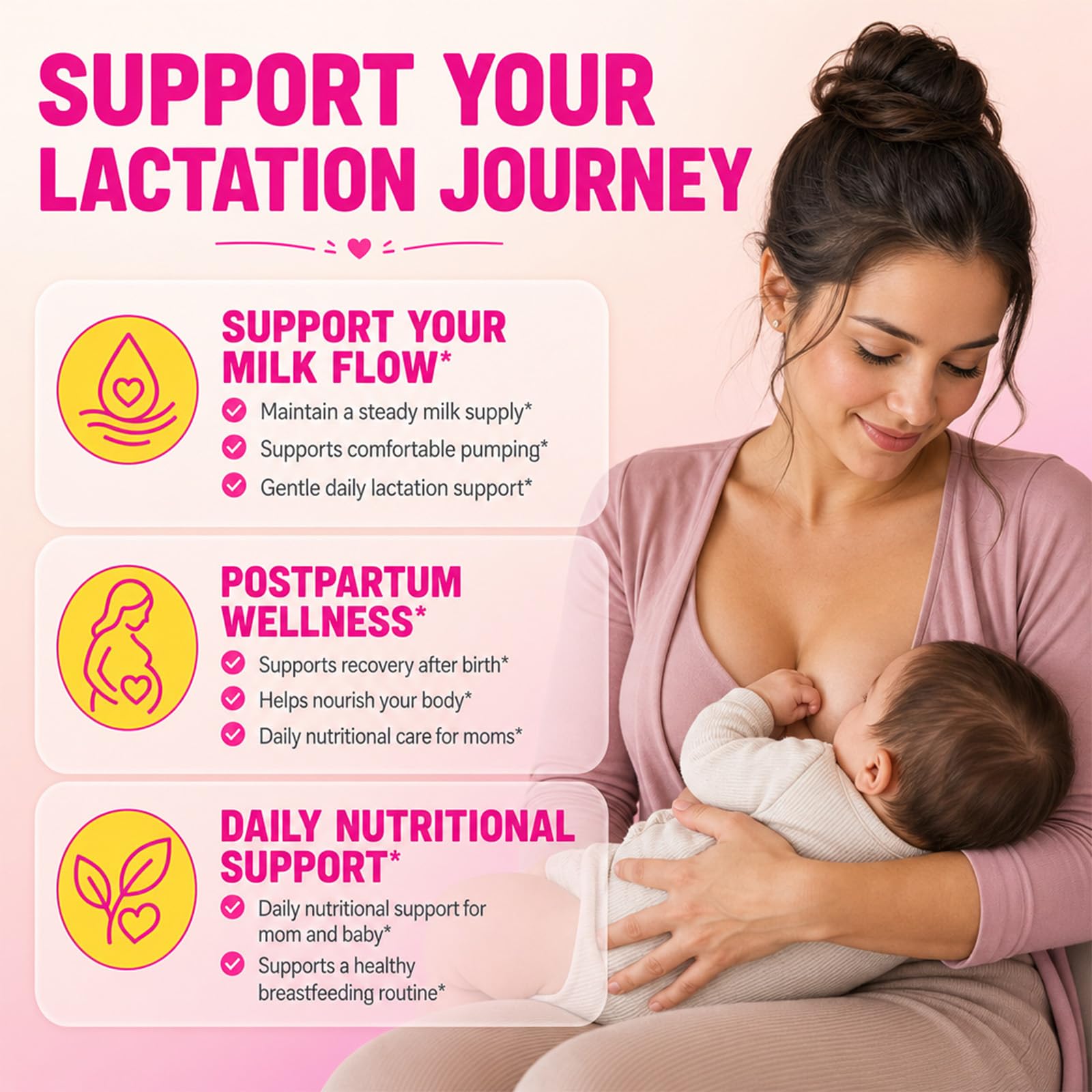 Lactation Support - Lactation Supplement for Breastfeeding Moms, 60 Gummies — Amazon image 4