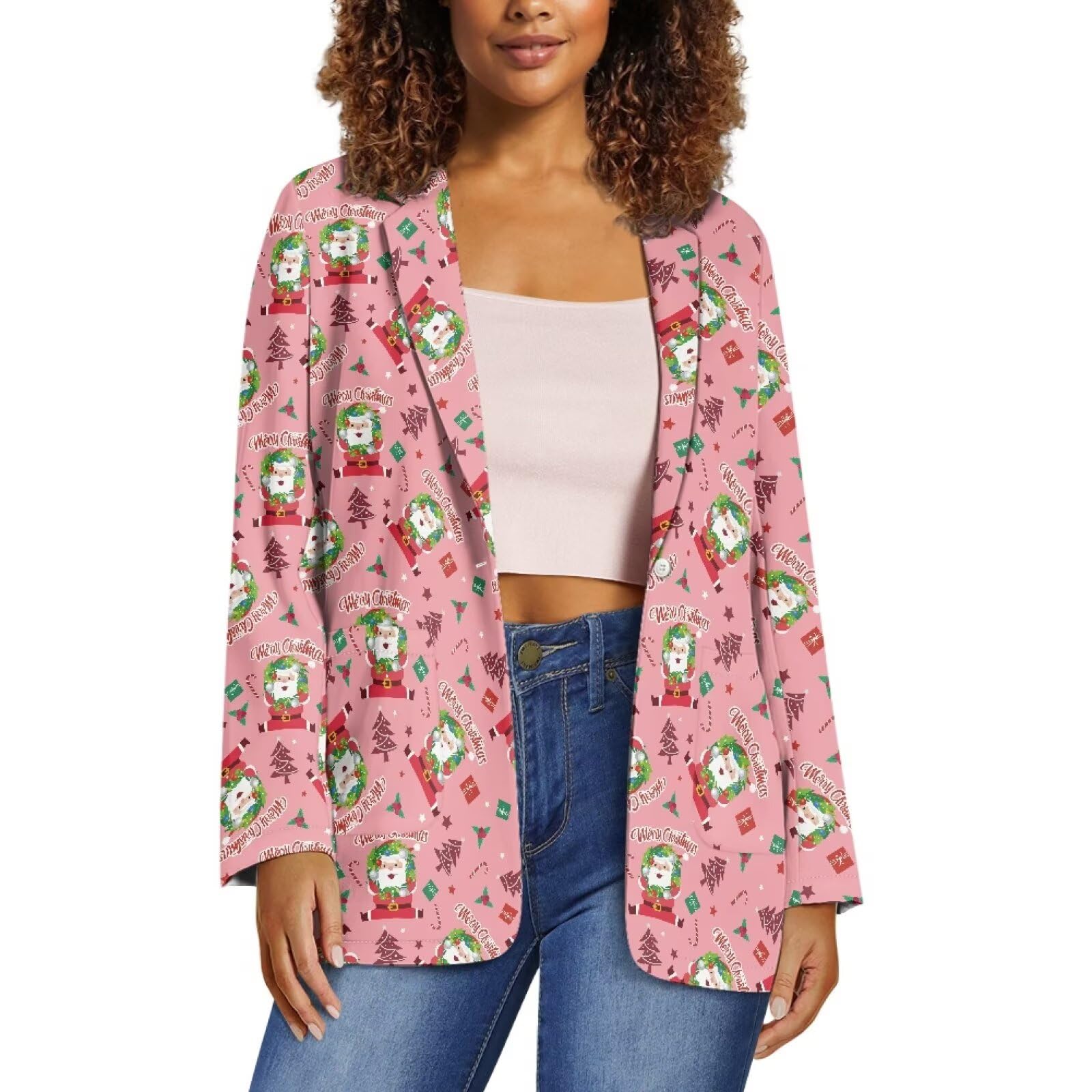 Suit Jackets for Women Lightweight Womens Blazer for Party Banquet Regular Fit Lapel Womens Blazer with Pockets
