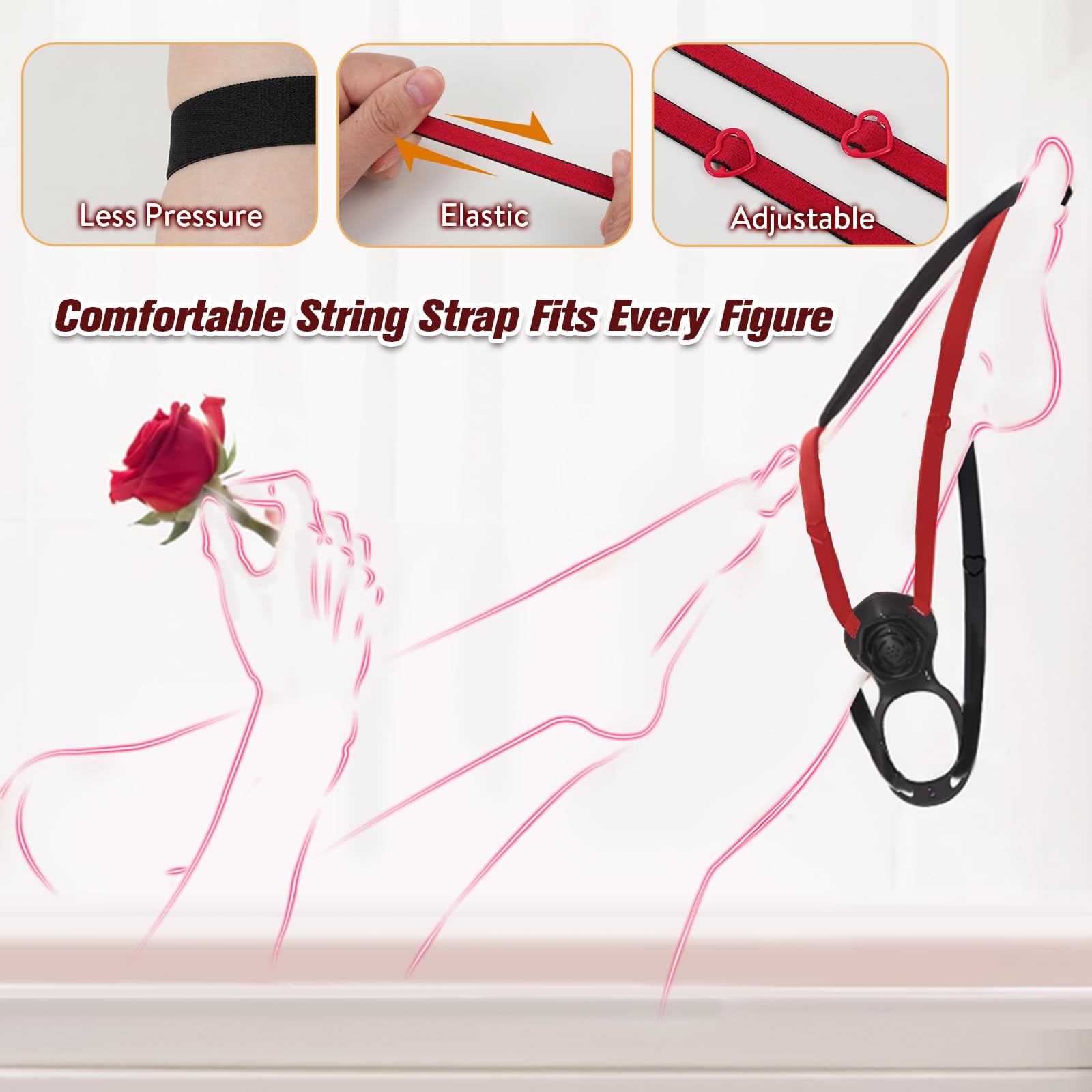 Strap On Sex Swing Machine, Small Quiet Clitoral Vibrators, Mens Male Penis Sex Toys for Men Women Pleasure, Juguetes Sexuales para Mujer, ZOOPLOU Nipple Sex Toy Stimulation: Black