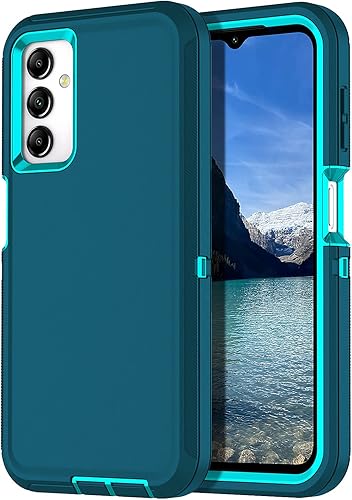 I-HONVA Funda para Samsung Galaxy A14 5G, a prueba de golpes, a prueba de polvo y caídas, protección de cuerpo completo de 3 capas sin protector de