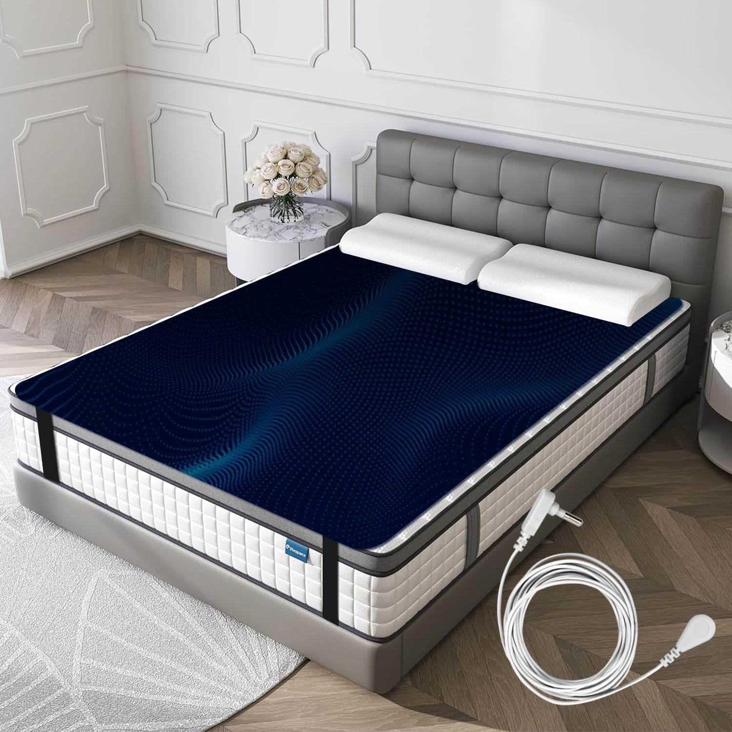 Tapis de Mise à la Terre pour Améliorer le Sommeil, Réduire Linflam Tapis de Mise à la Terre pour Améliorer le Sommeil, Réduire Linflam