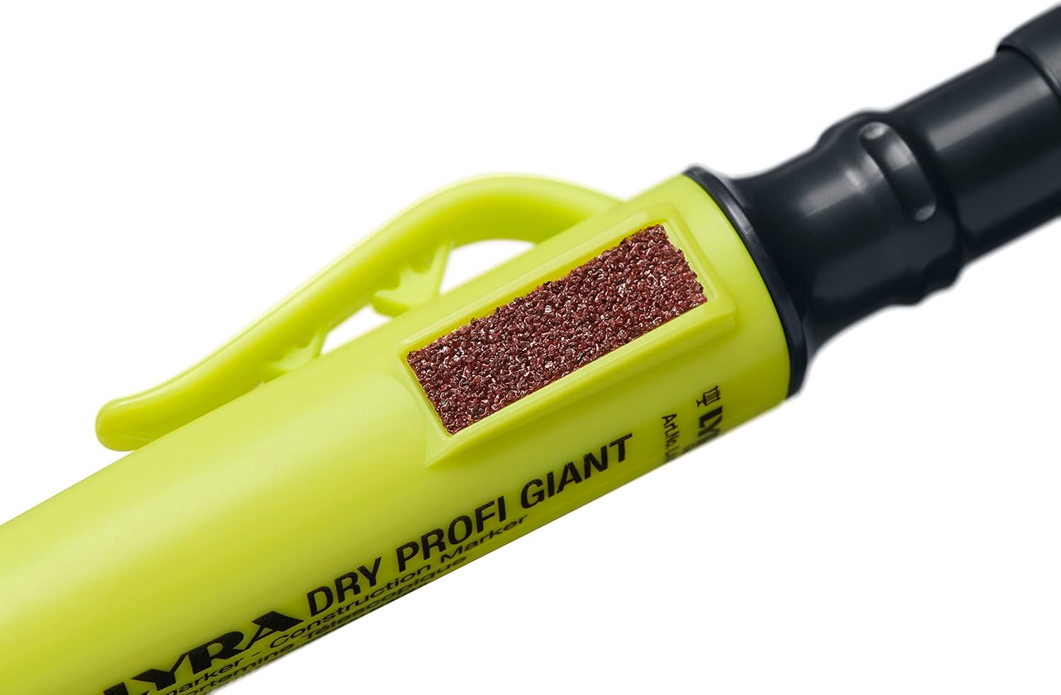 LYRA L4474102, DRY PROFI GIANT Construction Pen, for All Surfaces with Sharpener Paper and Clip
