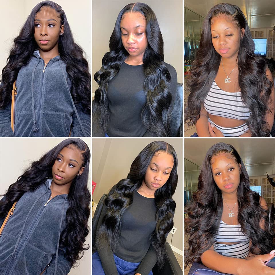 Miniatura 8 de Manojos de cabello humano ondulado de 16, 18, 20 pulgadas, 3 paquetes de cabello humano 100% sin procesar, extensiones de cabello humano virgen