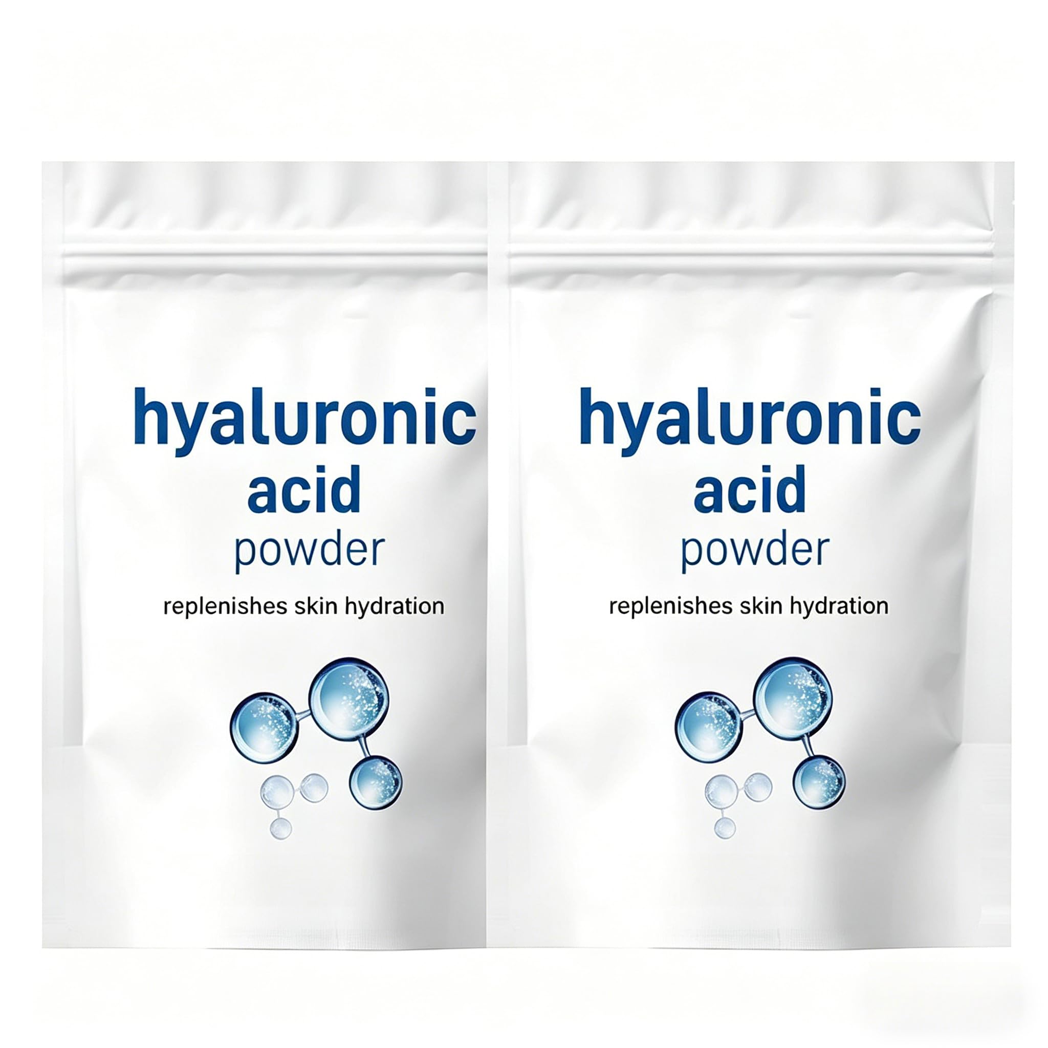 Sérum en polvo hidratante de ácido hialurónico vegano (2 uds)