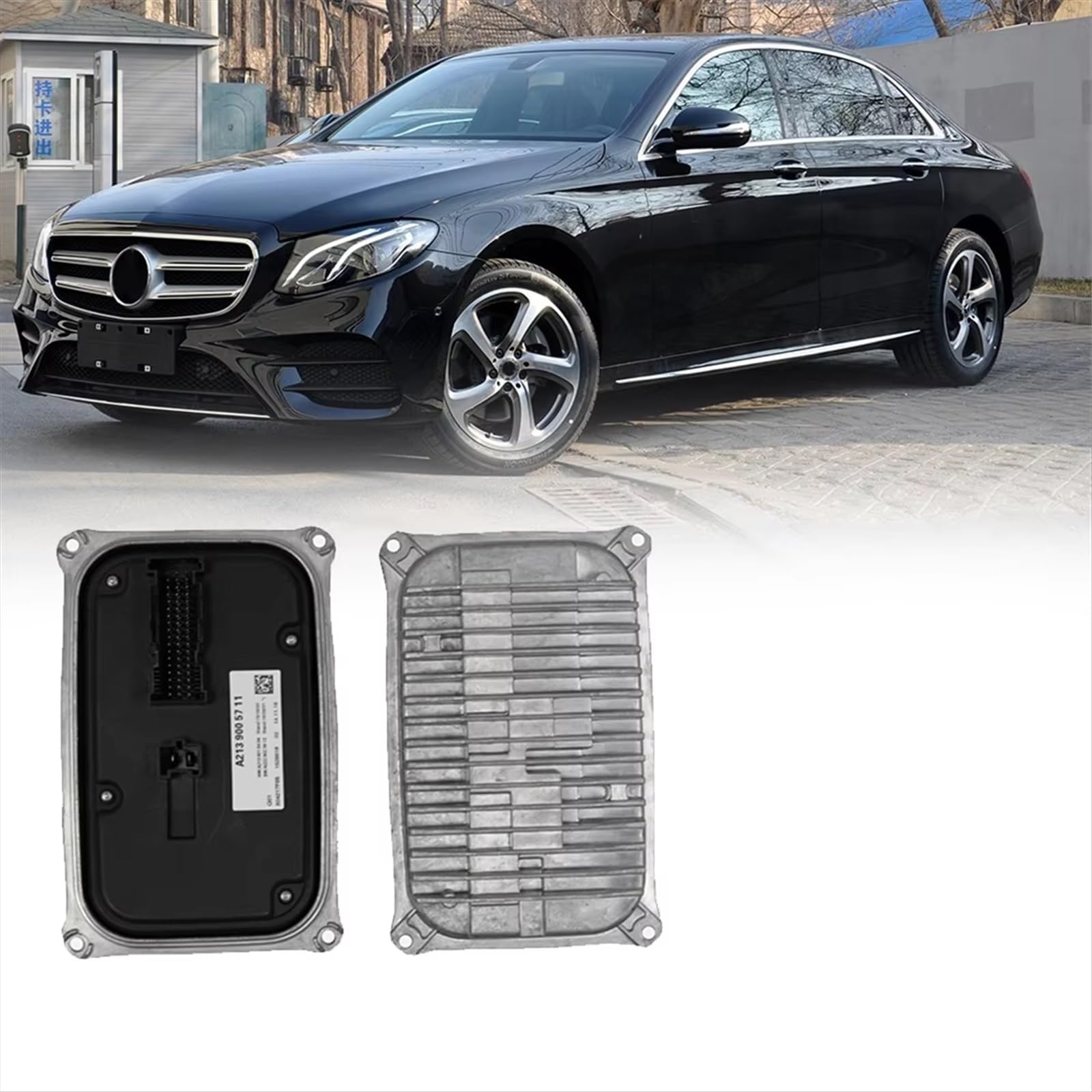 Módulo de Control de Faros Compatible con Benz para Clase E W213 | 2016-2020 Módulo Unidad Control Balasto Faros Automóvil Plug And Play A2229003013 A2139005711