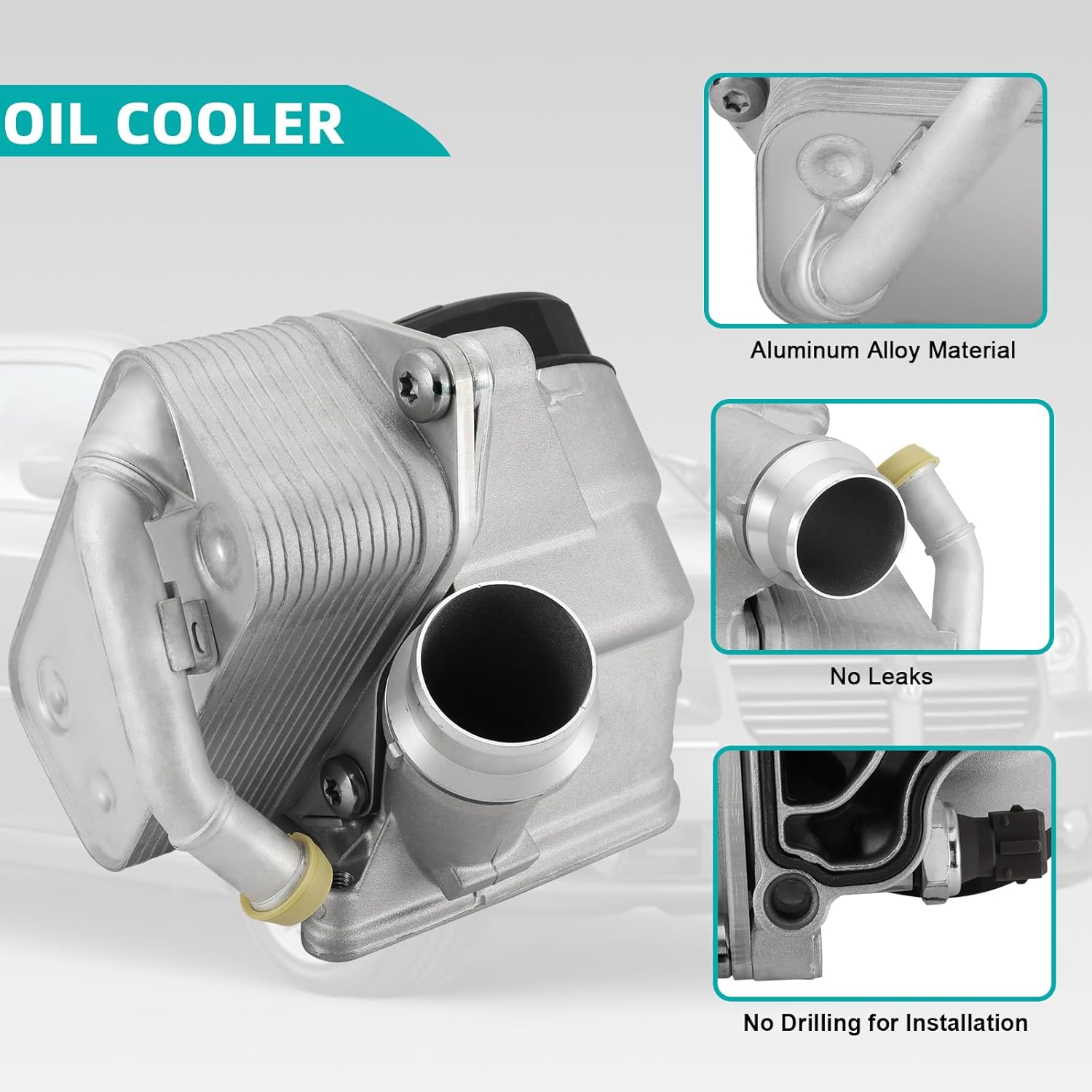 11428642289 Engine Oil Cooler Filter Housing Assembly (with Oil Cooler Filter and Gasket) Compatible with 2009-2015 BMW 328i,328i xDrive,528i,528i xDrive,X1,X3,Replaces 11427548032 5989070201