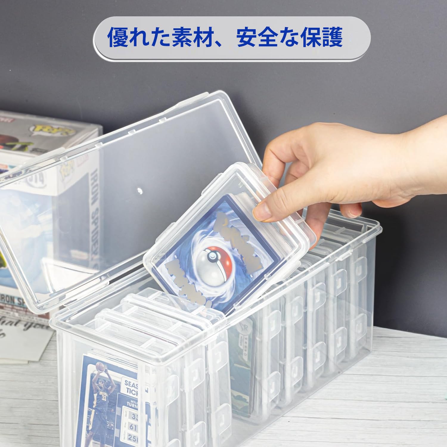 Amazon.co.jp: MFDXWCV デッキケース トレカケース トレカ 収納 カード