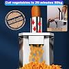 Commercial Vegetable Chopper Dicing Machine,2 in 1 Electric Vegetable Dicer and Slicer Machine, Automatic Potato Onion Slicing Cube Cutting with 5 Blade Commercial& Home Use