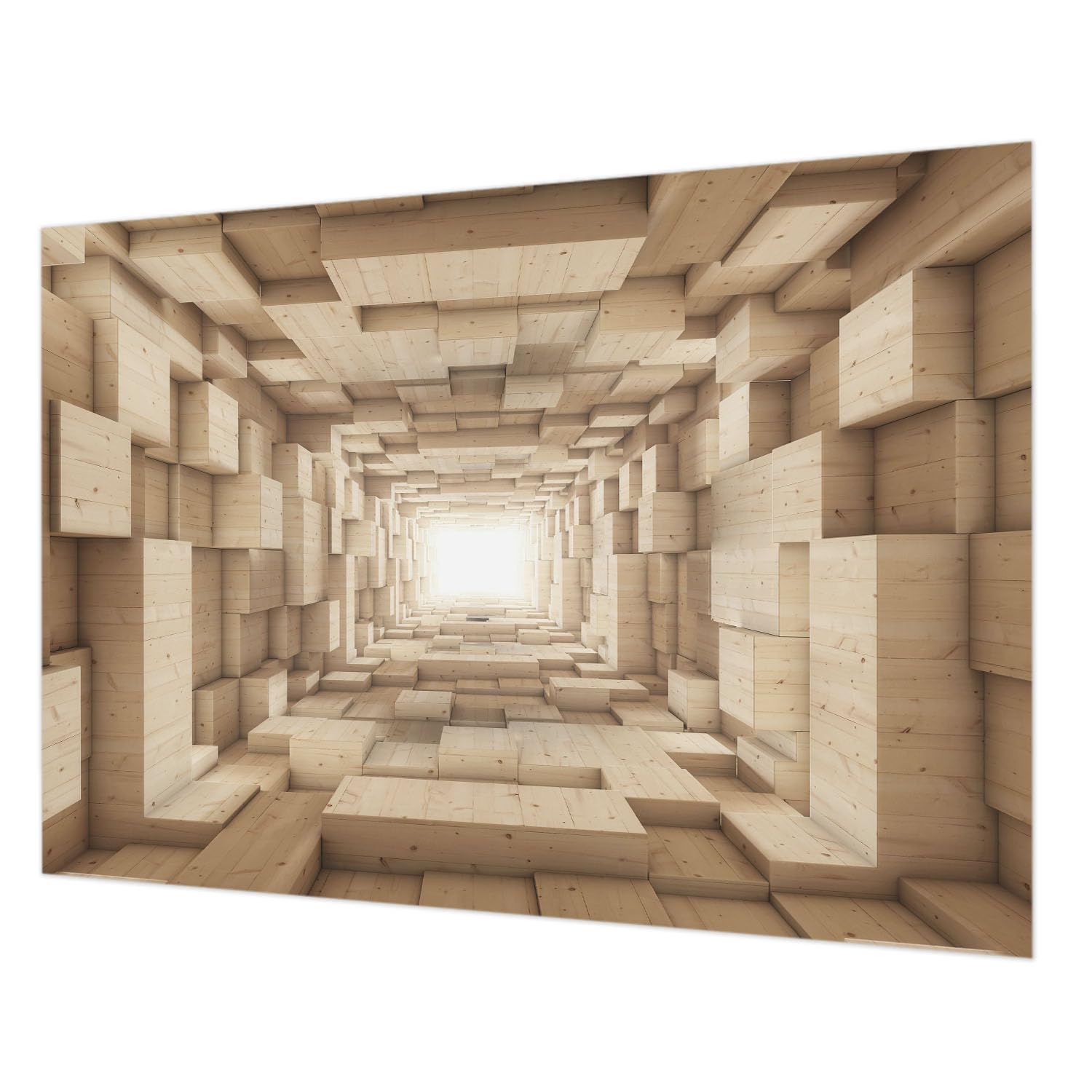 Tapisserie intissée facile à nettoyer pour masquer un mur abîmé de chambre