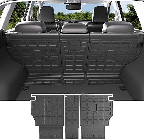 Miniatura 7 de powoq Compatible con Mazda CX-5 2017-2023, tapete para maletero de automóvil, protector de asiento trasero TPE para accesorios Mazda CX-5 2017 2018