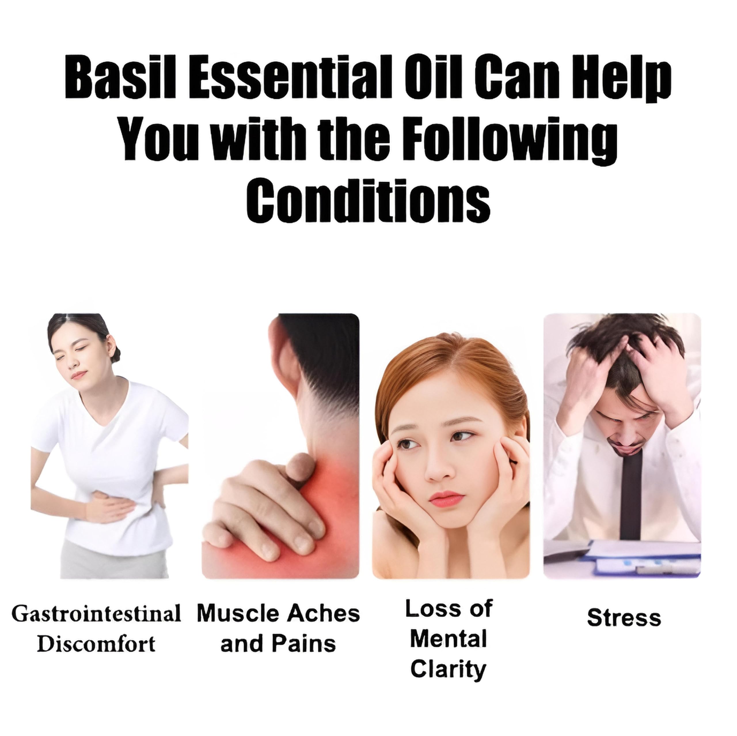 100% reines ätherisches Basilikumöl für Aromatherapie, Diffusoren, Haut- und Haarpflege, Kerzen- und Seifenherstellung, hochwertiges Bio-Basilikumöl, natürliches Duftöl zur Entspannung(500ml)