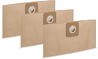 Zeegma Zonder Pro Compact 3-er Set Beutel für Industriestaubsauger, 2-lagige und reißfeste, geeignete für Allergiker, Reduzierung der Staubemissionen