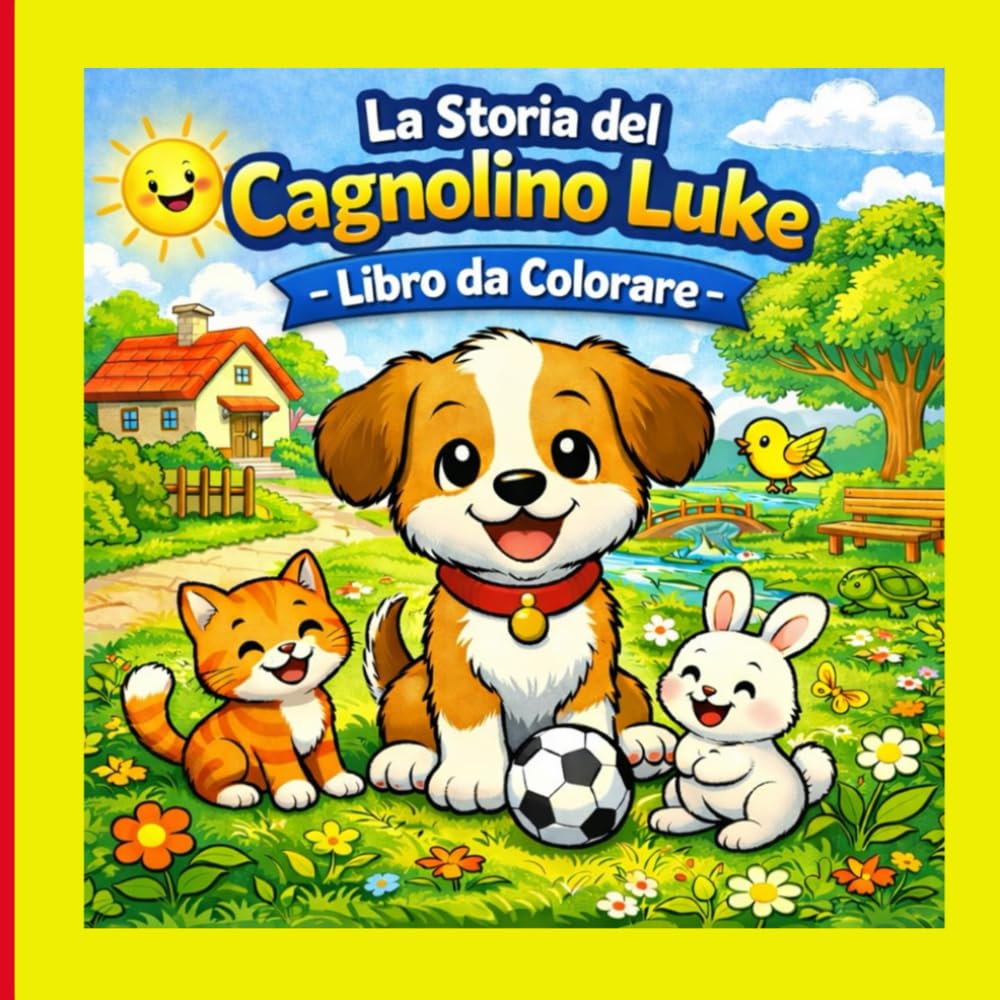 La Storia Del Congnolino Luke Libro da Colorate