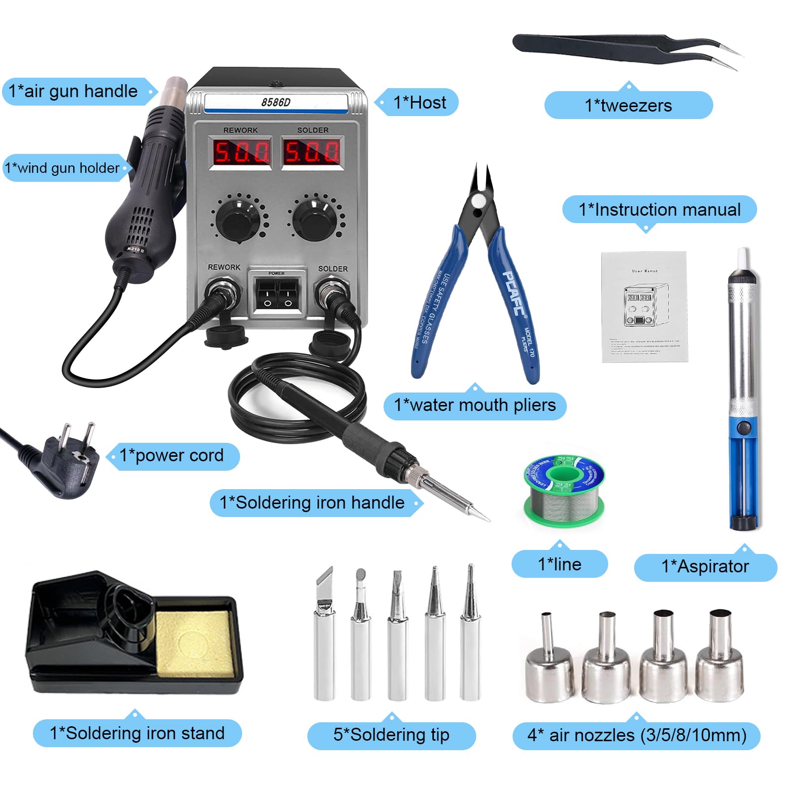 995DA_PLUS STAZIONE SALDANTE PROFESSIONALE - Chiavi E Telecomandi Auto - Foto 2