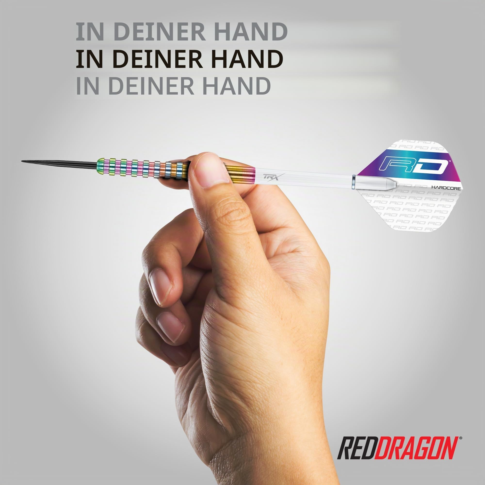 RED DRAGON Darts - Javelin Spectron - 85% Wolfram - Professionelles Dartpfeile Satz mit Flüge & Schäften - Erhältlich in Weiche Spitze 18g Fass/20g Volles Gewicht und Metallspitze 20g, 22g, 24g & 26g