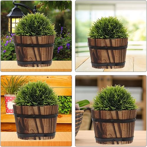 Miniatura 6 de Macetas para plantas de decoración retro para interiores, macetas rústicas, balcón, jardín, maceta rústica, maceta de bonsái, maceta suculentas,