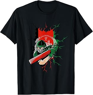 2020 Afghanistan Cricket T Shirt Kit Gift for Afghani Fans T-Shirt