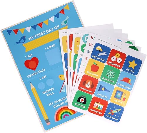 Miniatura 2 de Petit Collage Letrero adhesivo para el primer y último día de escuela