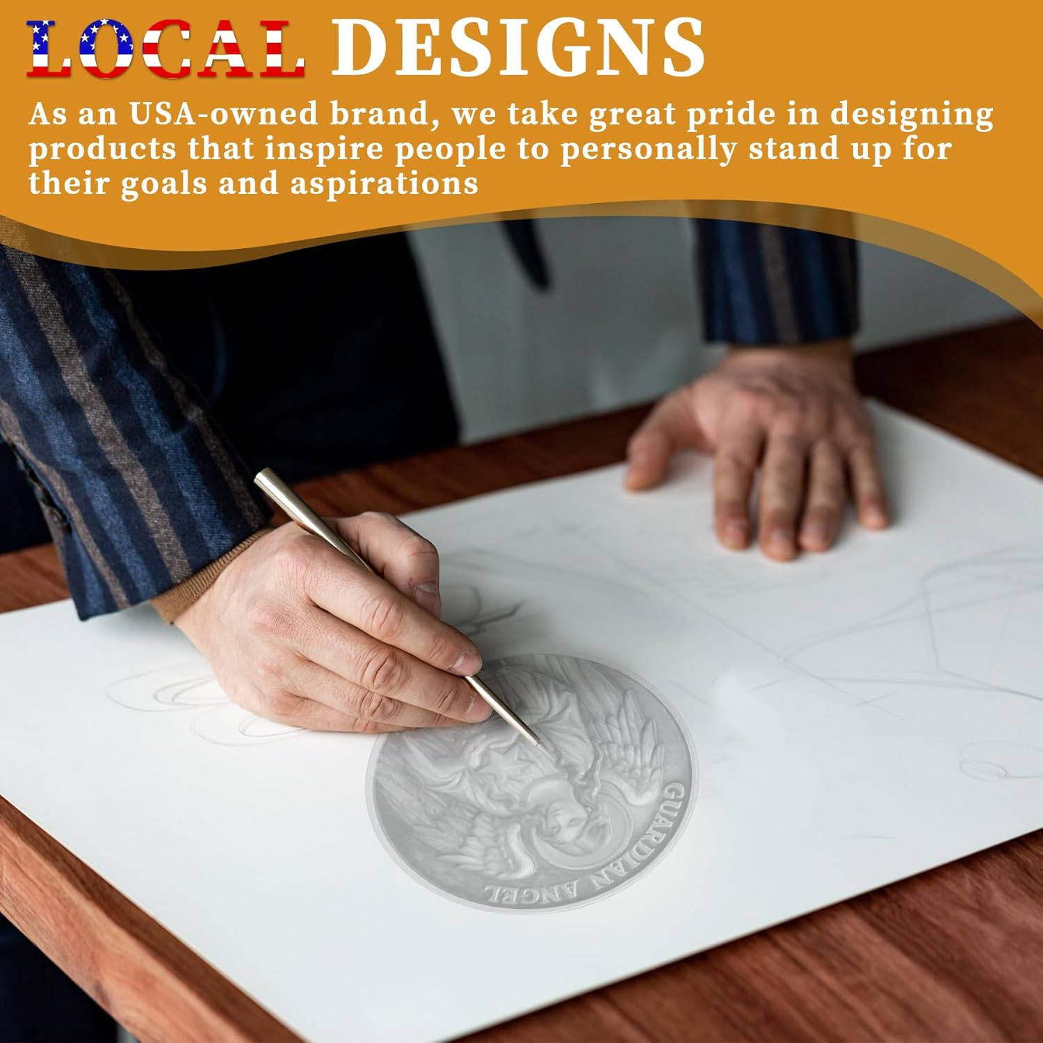 Guardian Angel Christian Challenge Coin – Psalm 91:11 Prayer Medallion | “for He Will Command His Angels” Faith Token | Religious & Inspirational Gift for Men & Women