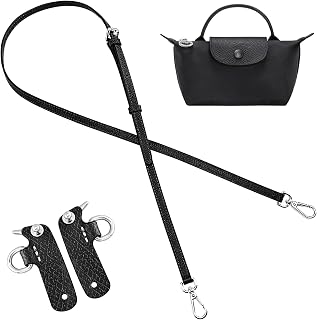 Jiesinlov 本革メッセンジャーバッグ取り替えショルダーベルト,適用 Le PLIAGE Mini