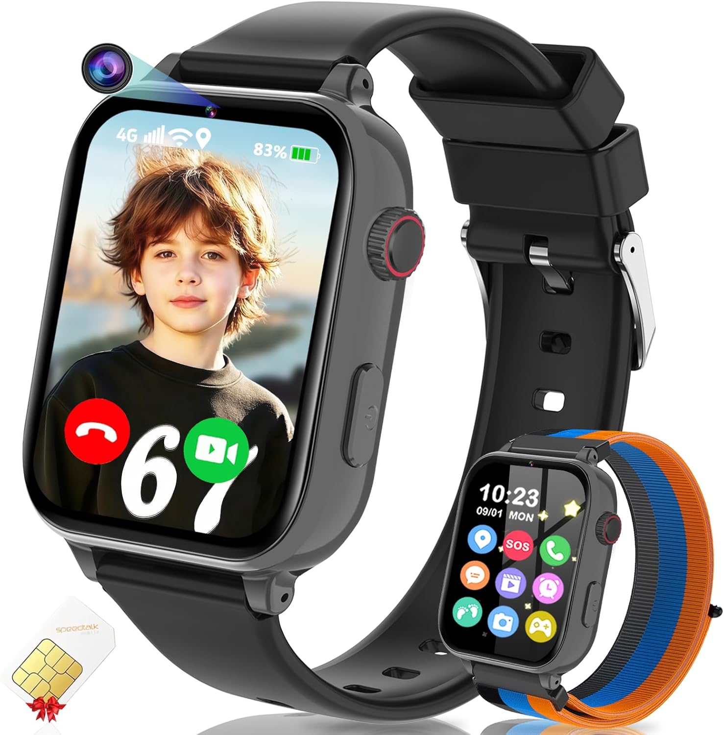 4G Kids Smart Watch GPS Tracker