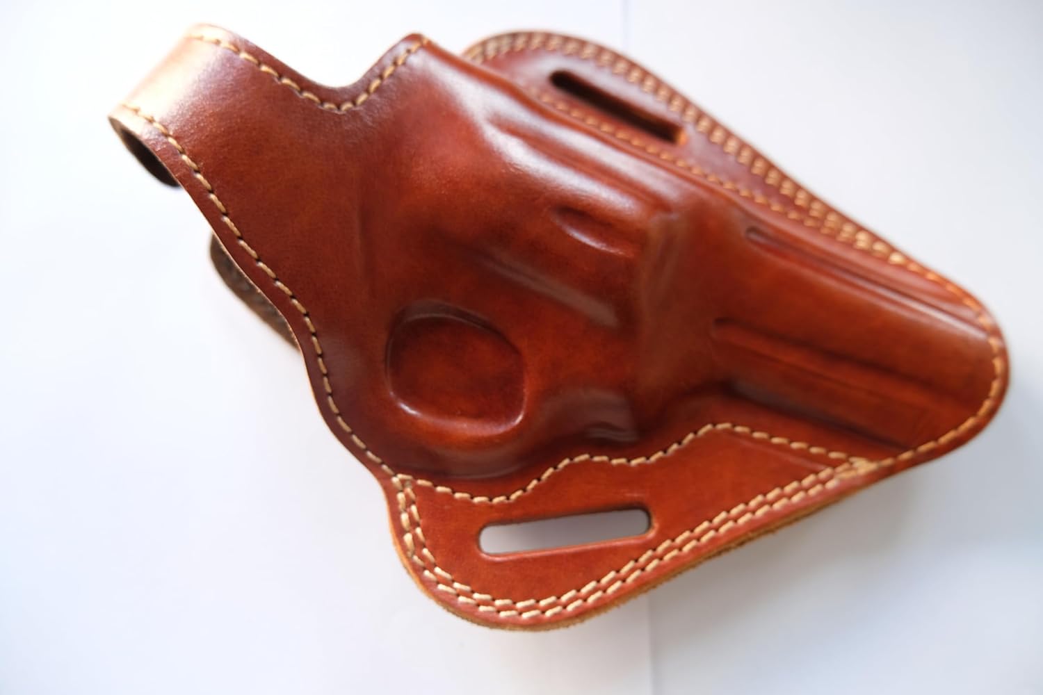 Handcrafted Leather OWB Holster for Taurus Tracker 357 Magnum 4" Barrel