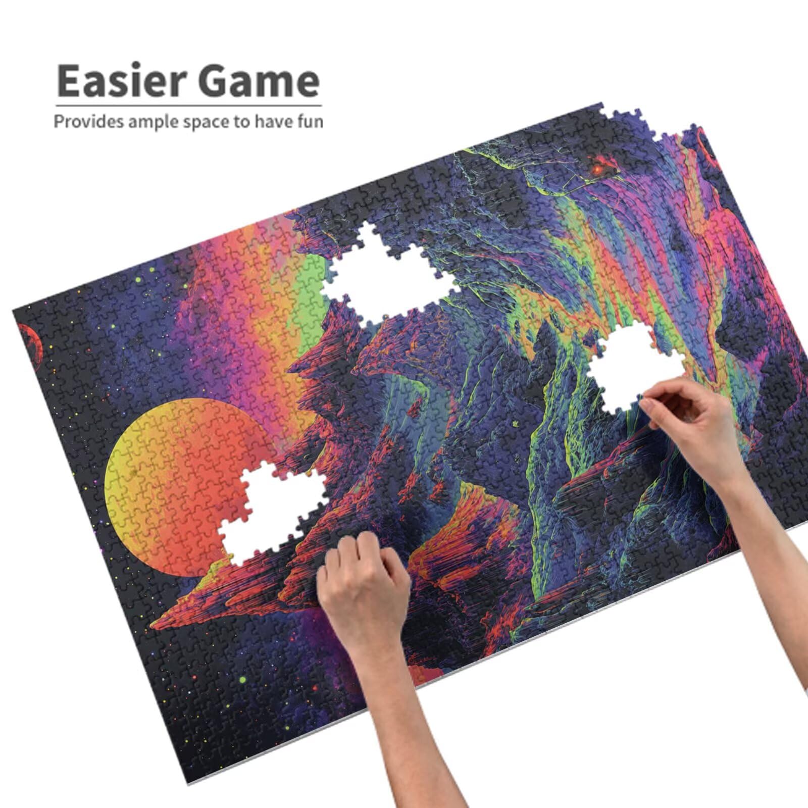 Puzzle Atardecer Puzzle 2000 Piezas,Montaña Rompecabezas Desafiante,Puzzles Adultos,Impresión de Alta Definición Colorido Puzzles Madera con Caja de Regalo,Home Decoration,Regalo Mujer,p1317t