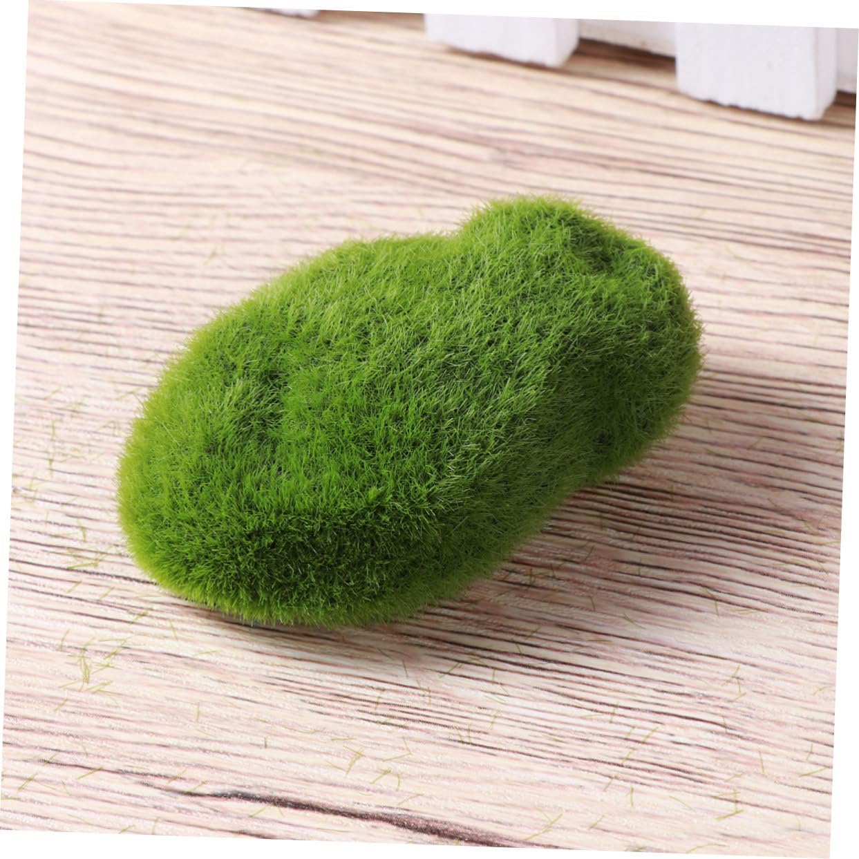 Anneome Moss Rocks Fuzzy Cover Artificial Moss Stone Balls for Floral Arrangements Vases and Home Decor
