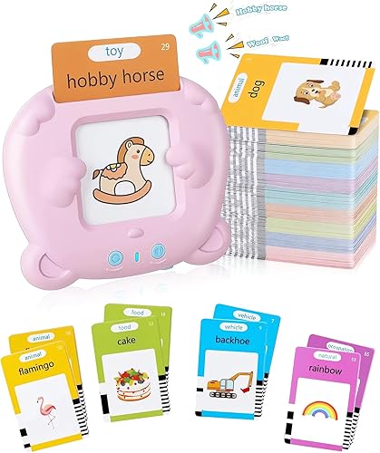 Tarjetas didácticas parlantes para niños y niñas, juguetes Montessori, tarjetas didácticas, juguetes sensoriales para autismo, con 510 palabras de