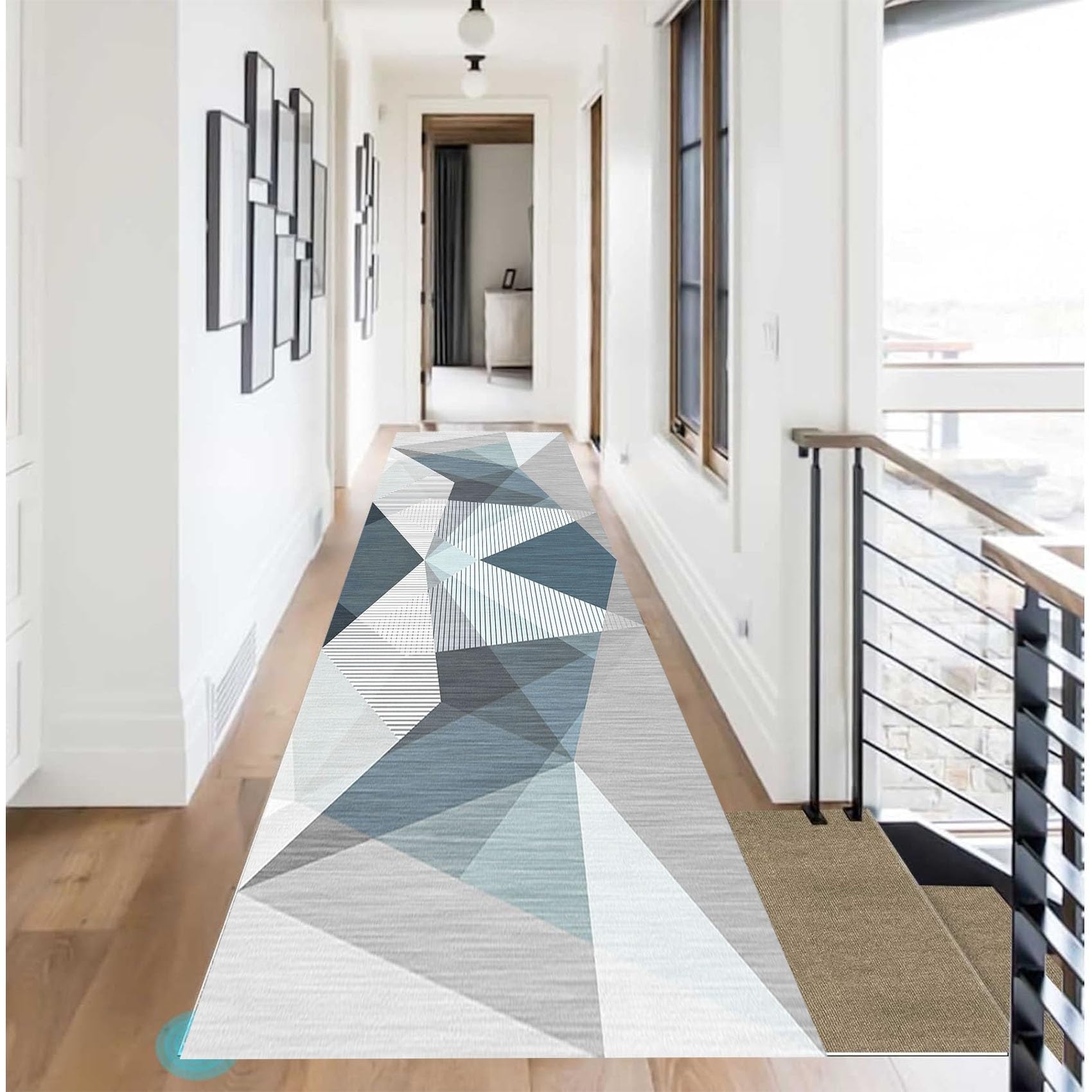 Alfombra extra larga para pasillo de 60x330 cm absorbente