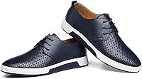 Vista 2 de Zapatillas para hombre, estilo casual, de Oxford, transpirables, planas, de moda