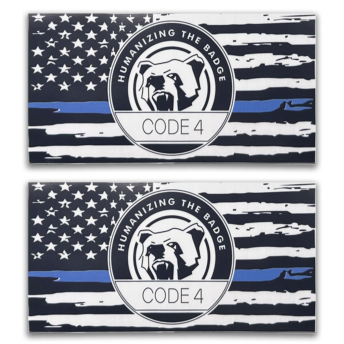 10X Thin Blue Line American Flag Decal Sticker Police Lives Matter Truck Car USA - Foto 11