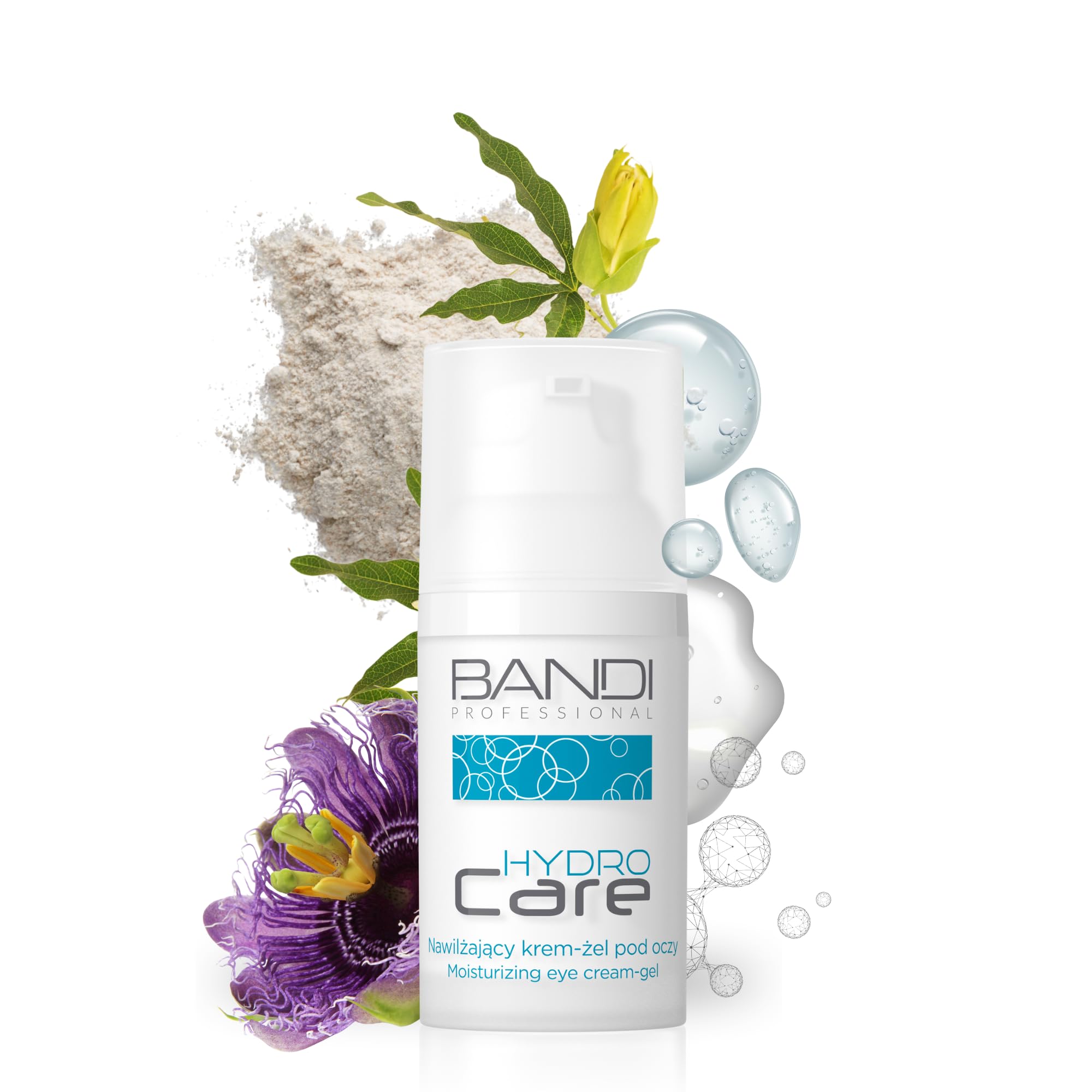 Bandi Eye Cream for Dark Circles and Puffy Eyes Anti-Aging Hydration Gel Firming Sensitive Under Eye Cream Soothing Moisturiser for Youthful Skin