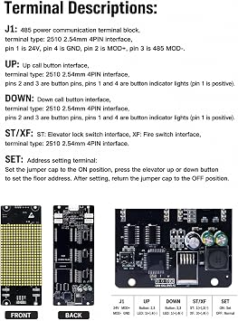 TC-HCB-G1-Nice3000 Elevator Controller Display Control Board Replacement for Elevator Controller Display Board for Nice3000 System Vertical Display,Lift Accessories