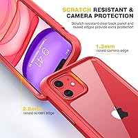Vista 34 de Diaclara - Funda diseñada para iPhone 15 Plus de 6.7 pulgadas, transparente, cuerpo completo, con protector de pantalla, resistente de protección