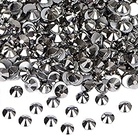 Vista 56 de 2880 diamantes de imitación para arte de uñas, sin termofijación, fijación con pegamento, cristales redondos de vidrio con base plana para hacer