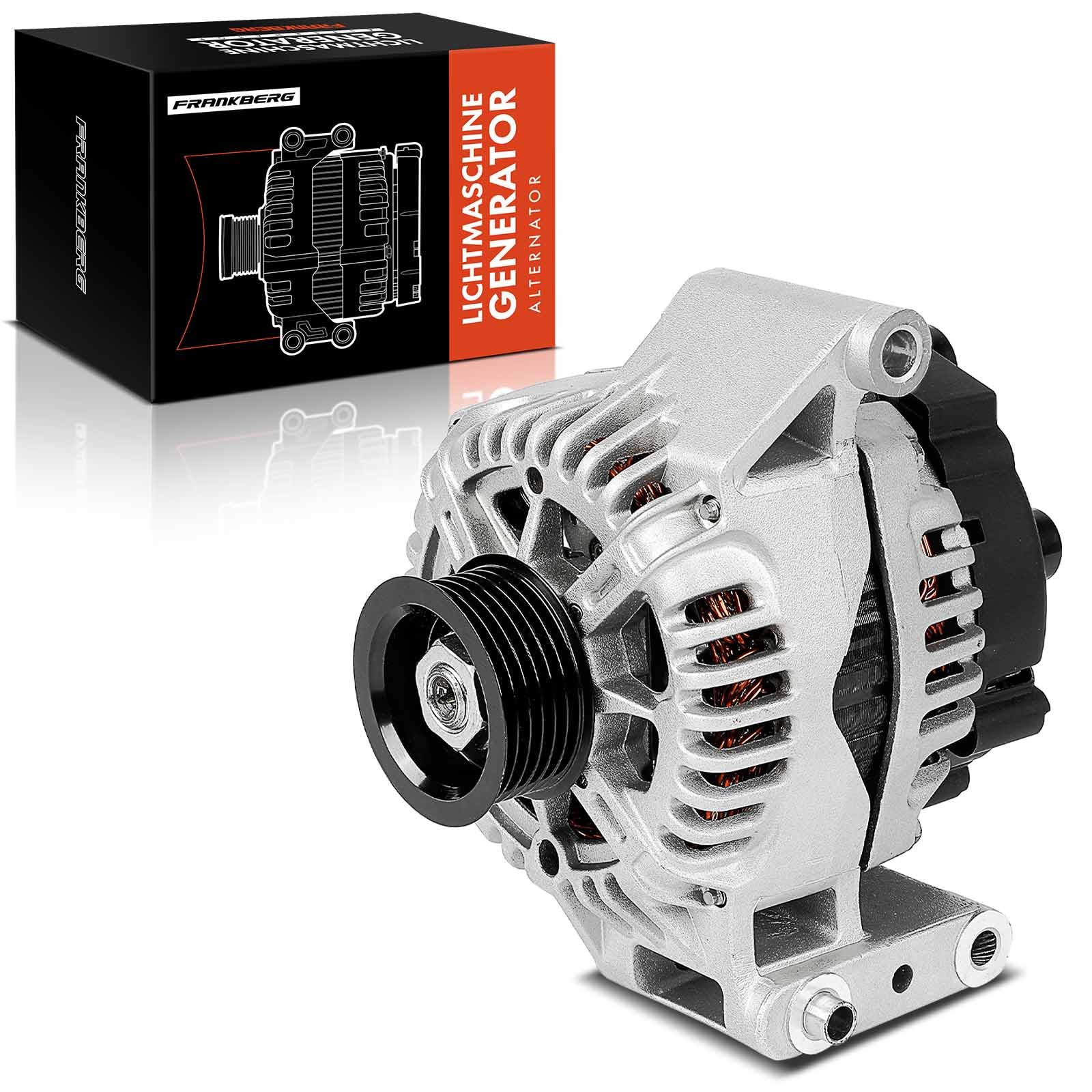 Frankberg Alternatore/Generatore 105A 12V 51792276 | 105A, 12V, 51792276; Compatibile con: Van 312 519, Bipper AA, Doblo Box/MPV 223, Punto Box/Hatchback 199