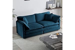 Deep Seat stone and beam sofa with 2 Pillows for Your Cozy Corner