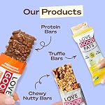 Love Good Protein Truffle Bars | Keto Bars | Low Sugar, Low Carb & Gluten Free | Truffle Peanut Butter Chocolatey - 12 Pack